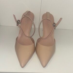 Vince Camuto Tan Pointed Toe Heels